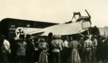Captured German plane, Russia, First World War, 1914-1918, (c1920). Creator: Unknown