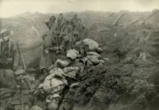 Captured German Trenches at Les Eparges (1919). Creator: Unknown