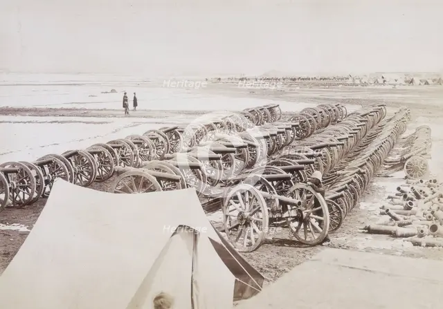 Captured guns, Kabul, Afghanistan, c1879. Creator: Unknown.