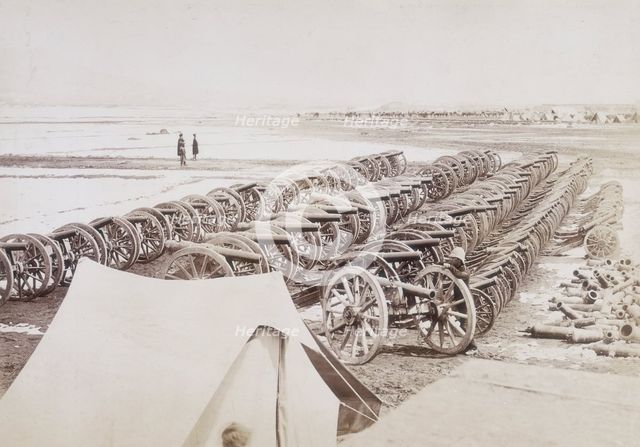 Captured guns, Kabul, Afghanistan, c1879. Creator: Unknown.