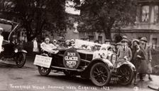 Car advertising Fox's Glacier Mints, Carnival, Kent, 1923