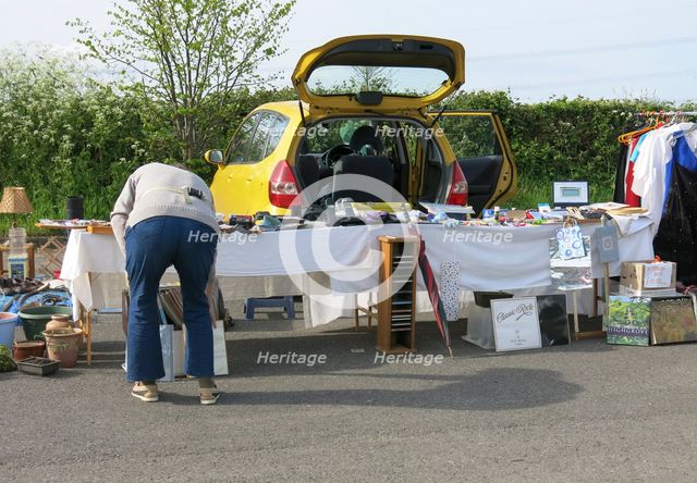 Car Boot sale at Gang Warily, New Forest 2014. Creator: Unknown.