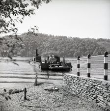 Car ferry, Lake Windermere, Lake District, c1955. Creator: Arthur Charles Kirby Ware