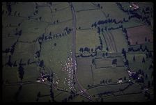 Car park for the Glastonbury Fair, Worthy Farm, Somerset, 1971. Creator: Jim Hancock