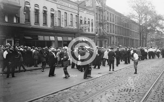 Car strikers, 1916. Creator: Bain News Service.
