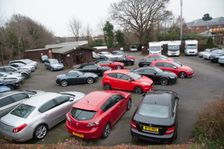 Car sales forecourt 2017. Creator: Unknown