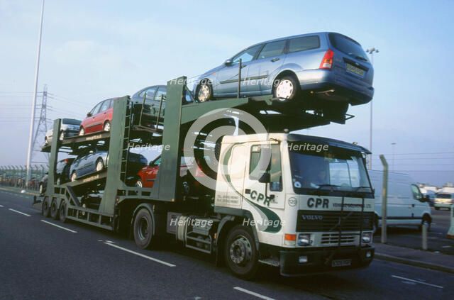 Car transporter. Artist: Unknown.