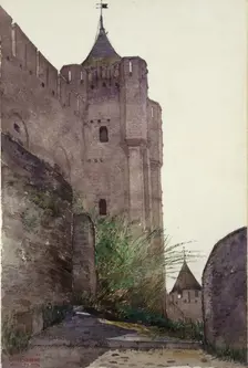 Carcassonne, 1926. Creator: Cass Gilbert