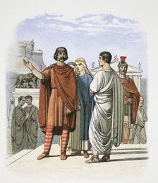 Caractacus in Rome, 52 (1864). Artist: James William Edmund Doyle