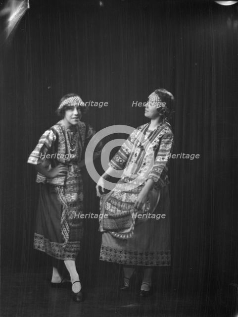 Caracceole, Princess, and Mlle. Artska, 1924 May 9. Creator: Arnold Genthe.