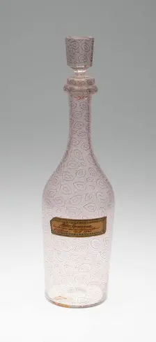 Carafe, Bohemia, 1845. Creator: Bohemia Glass