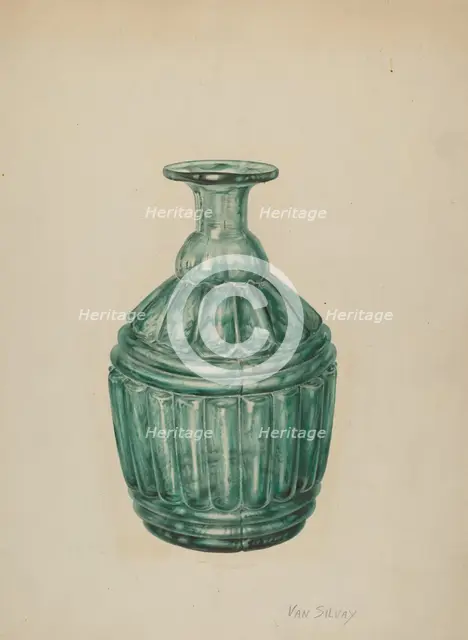 Carafe, c. 1939. Creator: Van Silvay.