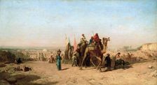 Caravan 1860. Artist: Felix Francois Georges Philibert Ziem