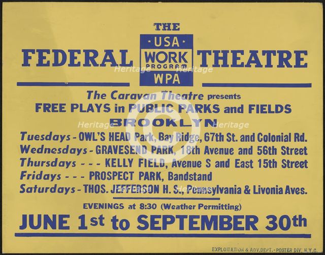 Caravan Theatre, [193-]. Creator: Unknown.