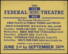 Caravan Theatre, New York, [1930s]. Creator: Unknown