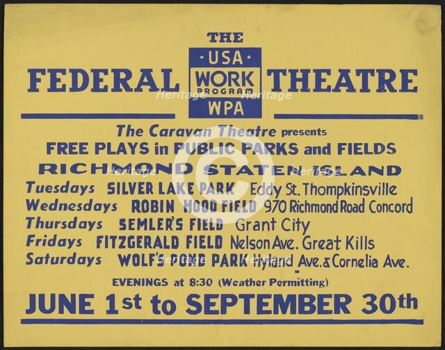 Caravan Theatre, New York, [1930s]. Creator: Unknown.