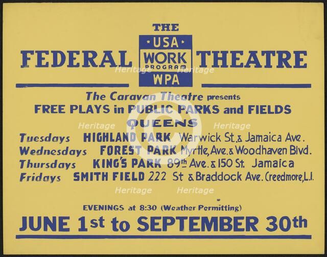 Caravan Theatre, New York, [1930s]. Creator: Unknown.