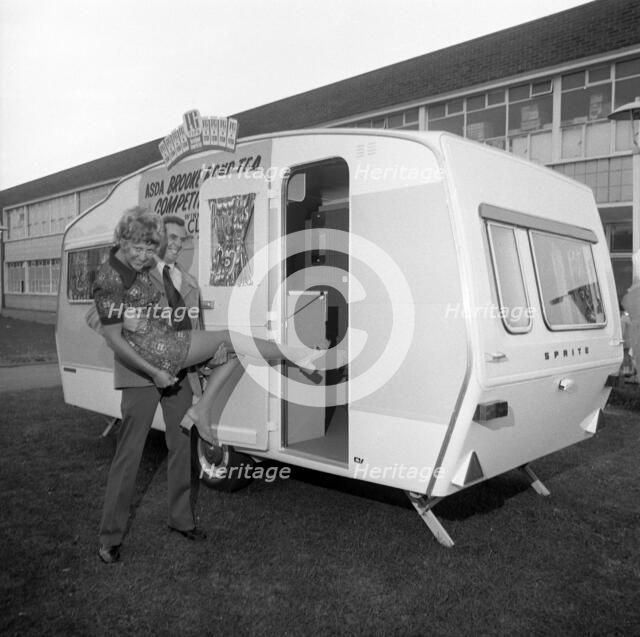 Caravan winners, Rotherham, South Yorkshire, 1972.  Artist: Michael Walters