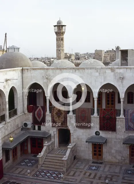 Caravanserai of Khan Al Nahasin, Aleppo, Syria, 2001. Creator: LTL.