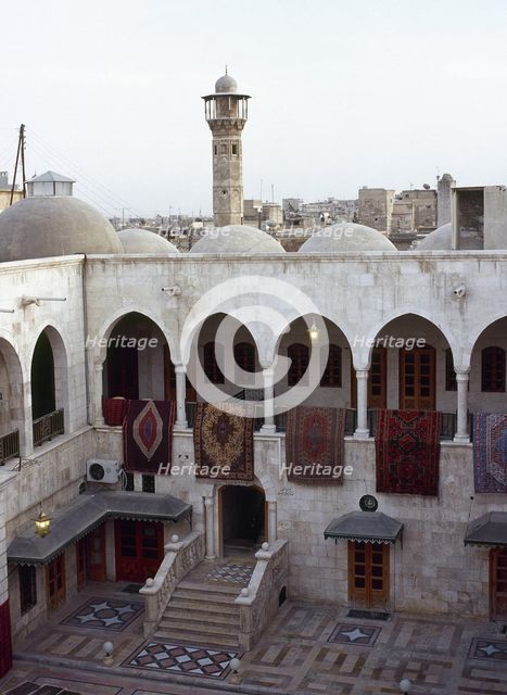 Caravanserai of Khan Al Nahasin, Aleppo, Syria, 2001. Creator: LTL.
