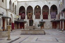 Caravanserai of Khan Al Nahasin, Aleppo, Syria, 2001. Creator: LTL