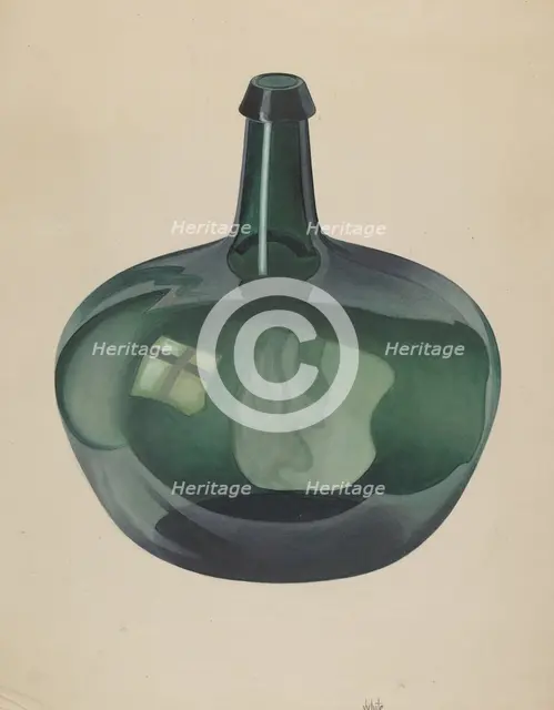 Carboy, c. 1937. Creator: Edward White.