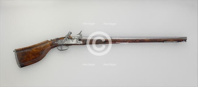 Carbine with Flintlock alla Fiorentina, Italian, Brescia, ca. 1660-70. Creators: Carlo Bottarelli, Giovanni Lazzarino Cominazzo.