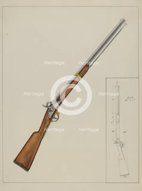Carbine Gun, c. 1937. Creator: George Fairbanks.