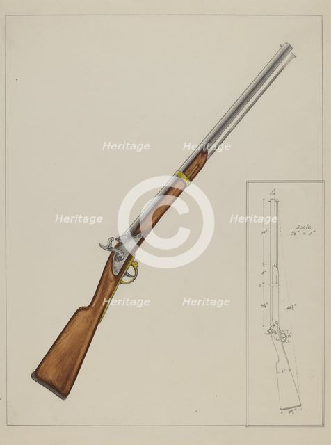 Carbine Gun, c. 1937. Creator: George Fairbanks.