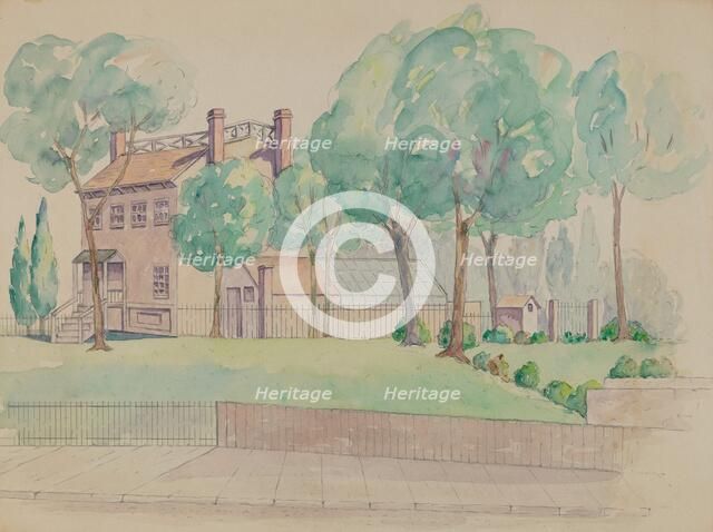 Cargle Estate, c. 1936. Creator: Gladys Cook.