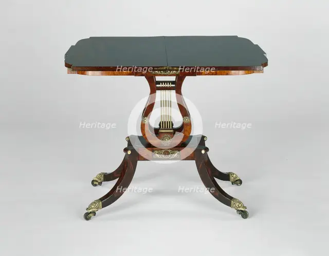 Card Table, 1815/24. Creator: Unknown.