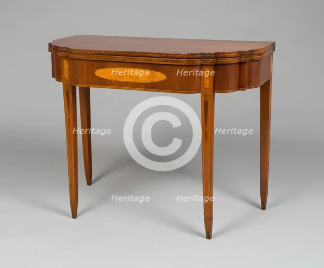 Card Table, 1816/30. Creator: Unknown.