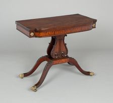 Card Table, 1810/20. Creator: Unknown
