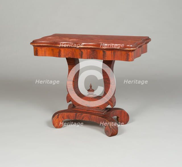 Card Table, 1835/50. Creator: Unknown.