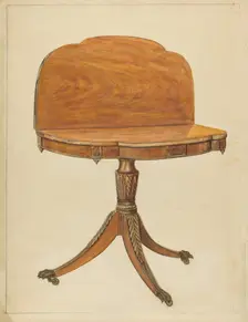 Card Table, 1935/1942. Creator: Nicholas Gorid