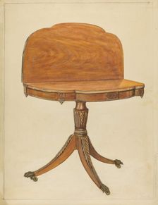Card Table, 1935/1942. Creator: Nicholas Gorid