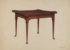 Card Table, 1937. Creator: Arsen Maralian