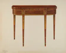 Card Table, 1940. Creator: Ferdinand Cartier