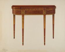 Card Table, 1940. Creator: Ferdinand Cartier