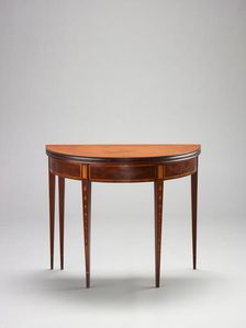 Card table, about 1790-1810. Creator: Unknown