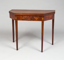 Card Table, c. 1790. Creator: Unknown