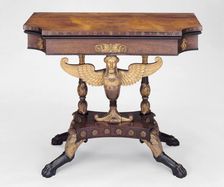 Card Table, c. 1815. Creator: Charles-Honoré Lannuier