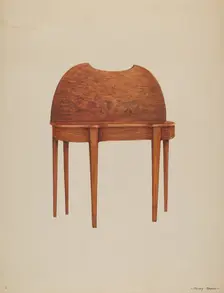 Card Table, c. 1937. Creator: Henry Meyers