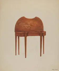 Card Table, c. 1938. Creator: Henry Meyers