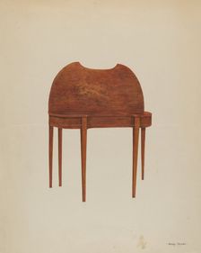 Card Table, c. 1938. Creator: Henry Meyers