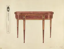 Card Table, c. 1953. Creator: Florence Choate
