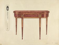 Card Table, c. 1953. Creator: Florence Choate
