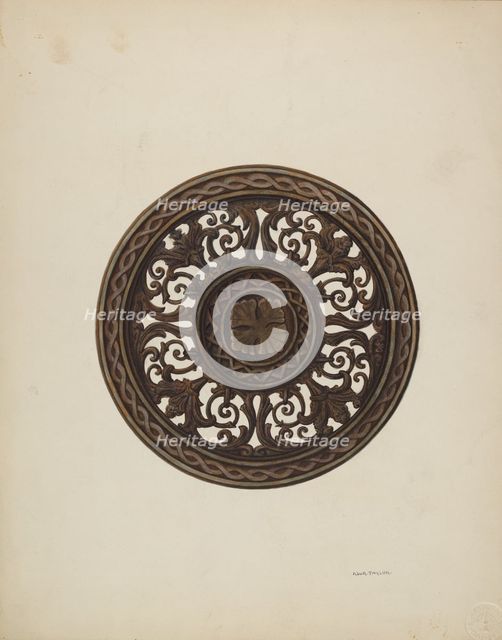 Card Tray, c. 1940. Creator: Robert W.R. Taylor.