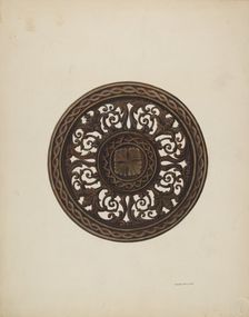 Card Tray, c. 1940. Creator: Robert W.R. Taylor