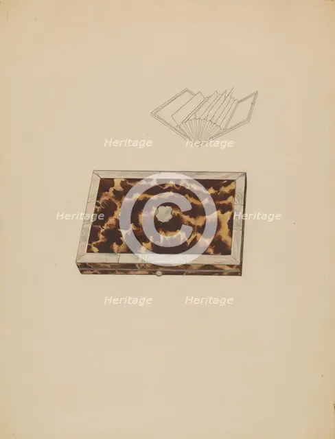 Card Case, c. 1936. Creator: Melita Hofmann.